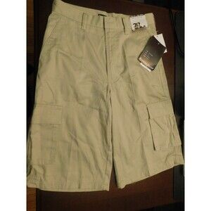 BROOKLYN XPRESS Shorts Boys Beige Flat Front Shorts Size 16 NEW
